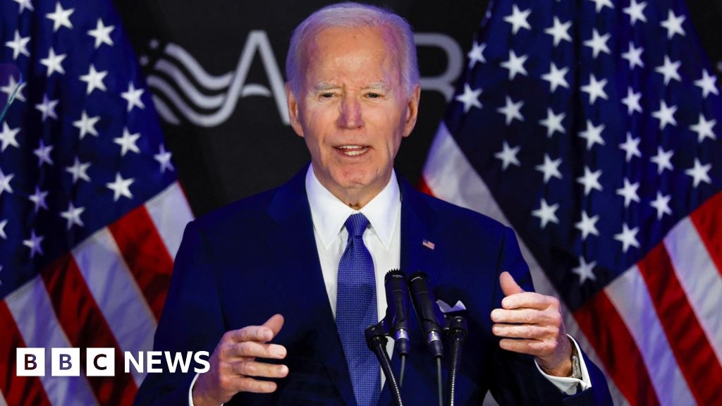 Joe Biden gives first speech since leaving White House