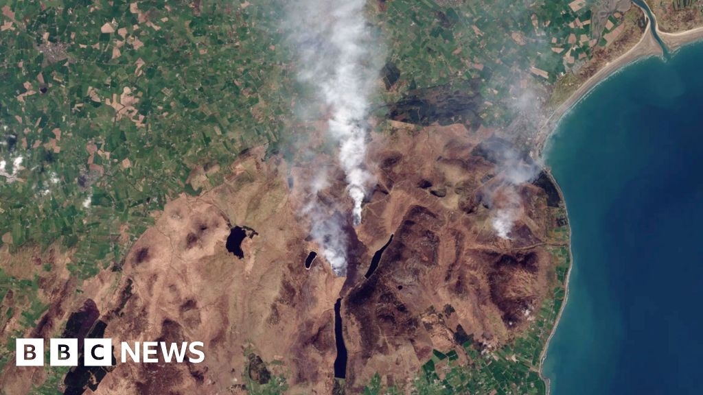 Wildfires: UK burnt area for 2025 already beats annual record