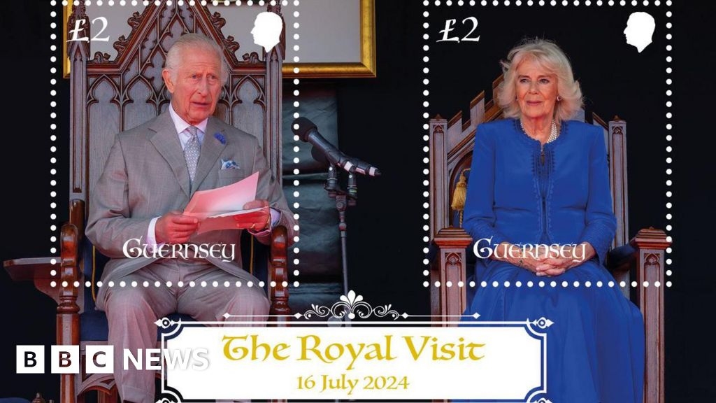 New stamps mark royal visit to Guernsey