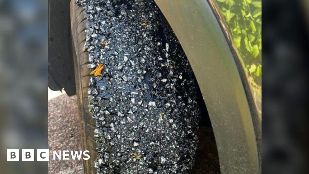 Road in Cannock closed as surface melts in hot weather