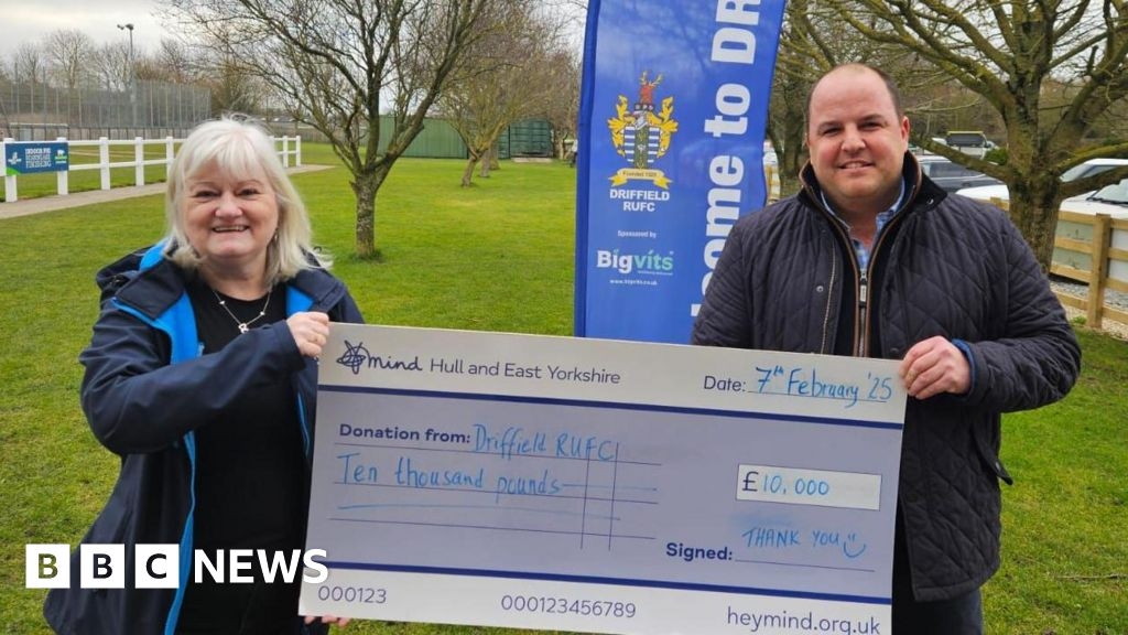 Driffield rugby club backs drive on men's mental health