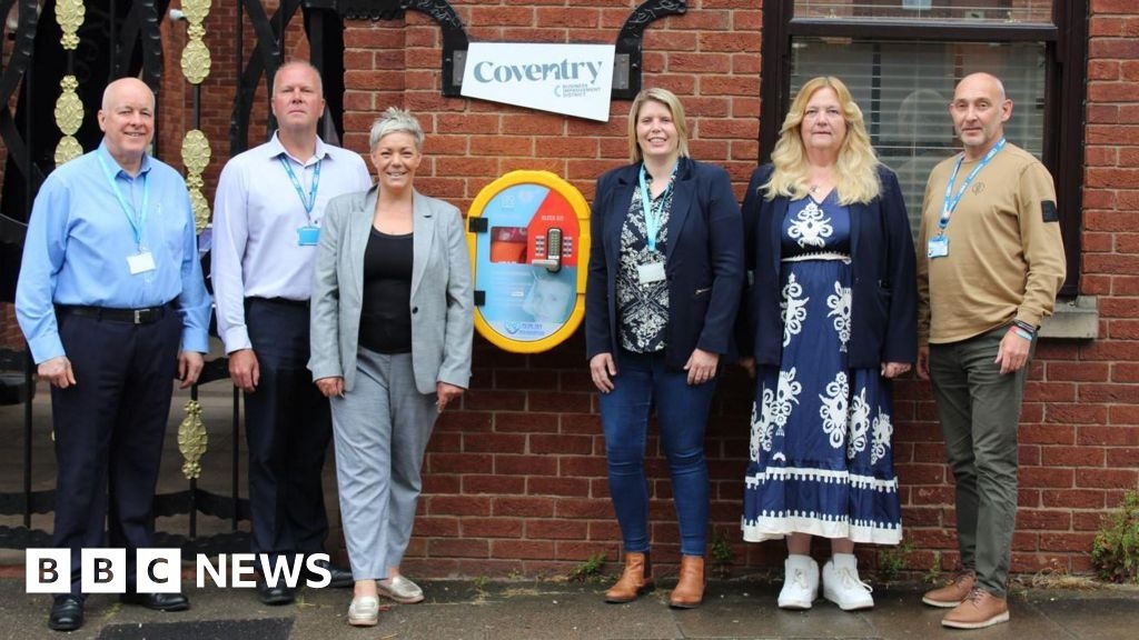 City business group installs sixth defibrillator in Coventry