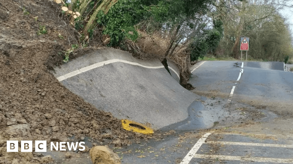 B4069 Lyneham Banks 'on track' to reopen years after landslip