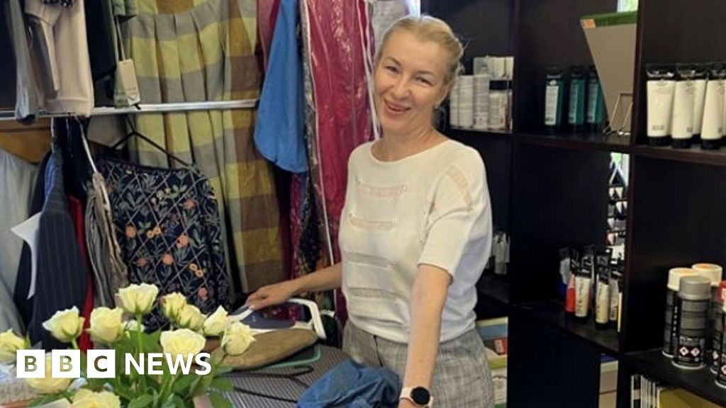 Ukrainian seamstress goes from shelling to sewing in Portishead