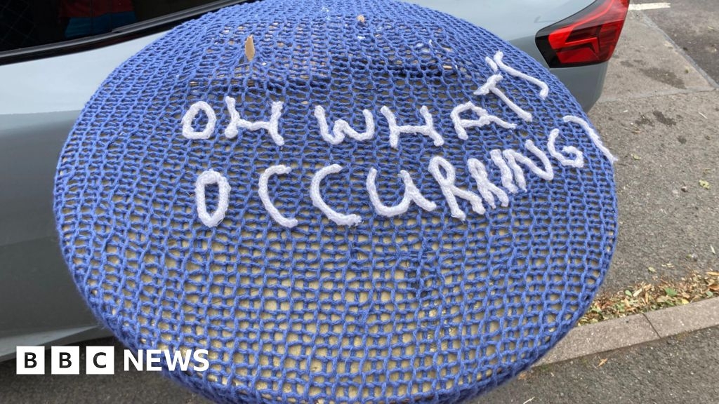 Hay-on-Wye festival Gavin & Stacey postbox topper vandalised