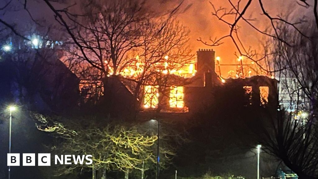 Four charged with arson after Llangefni fire at ex-council headquarters