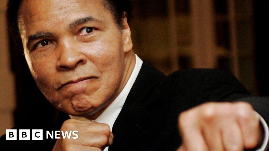 Muhammad Ali sketch by Eric Morecambe up for auction