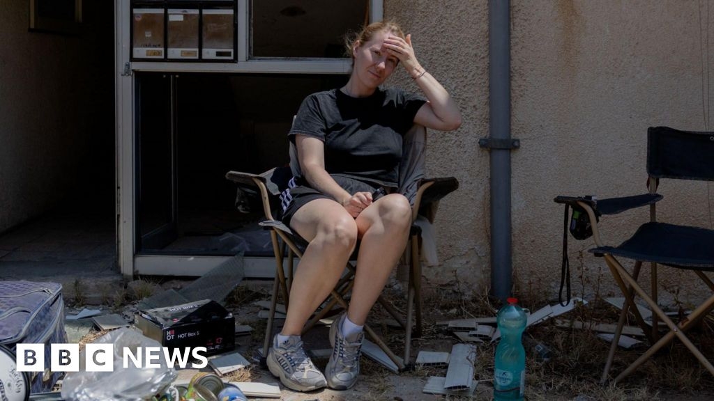 "We need to keep hitting them": Israelis in city struck by Iran back offensive