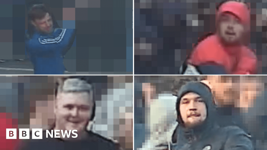 NI riots: Police release images of four individuals after disorder