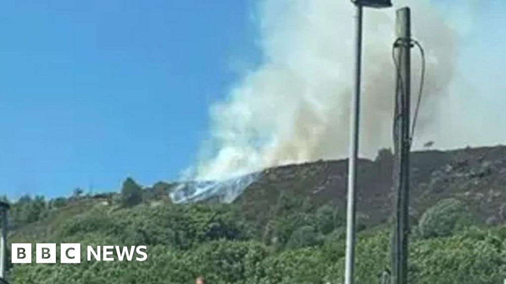 Three teenagers held on suspicion of arson over moorland fire