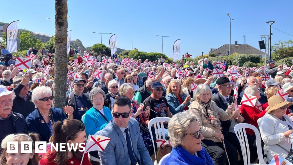 Crowds gather to mark Jersey's Liberation Day 2025