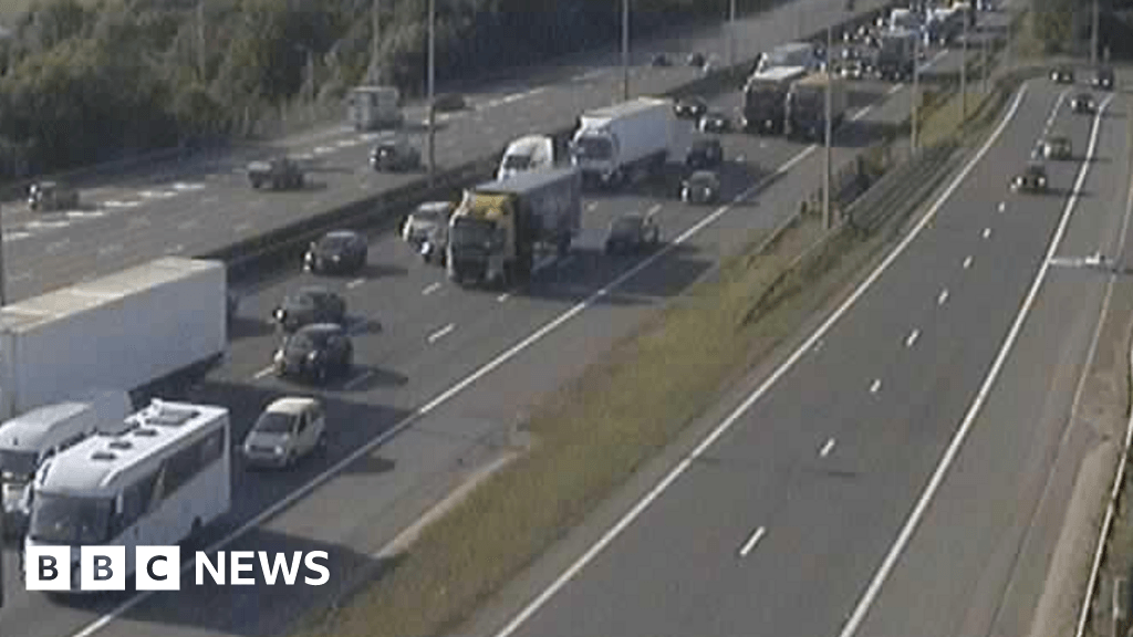 Man has life threatening injuries after scooter crash on M1