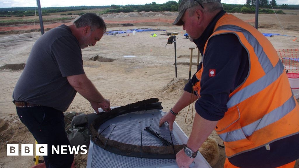 Prehistoric chariot wheel unearthed at Highland golf course