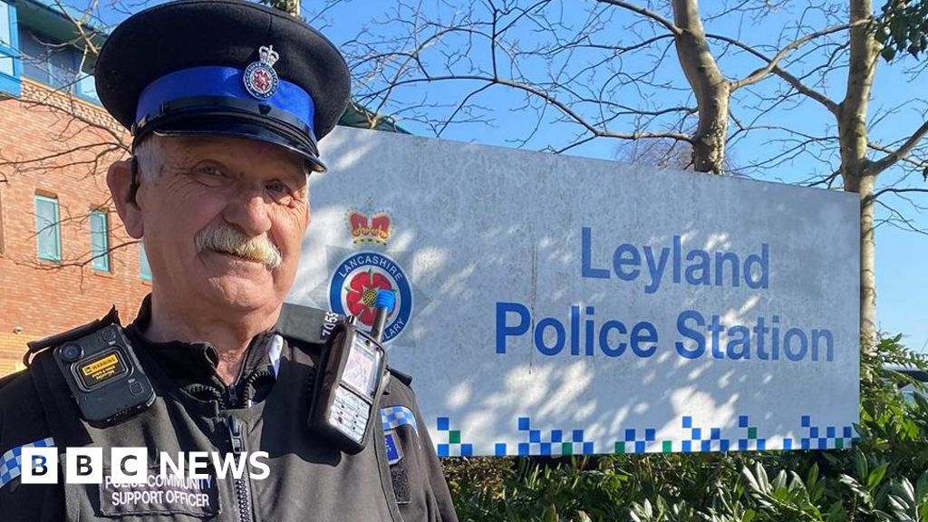 Leyland police support officer still walking the beat at 75