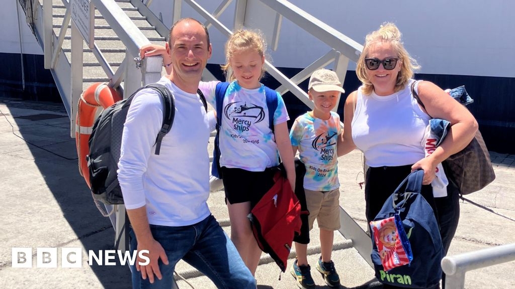 Family move to Sierra Leone to volunteer on hospital ship