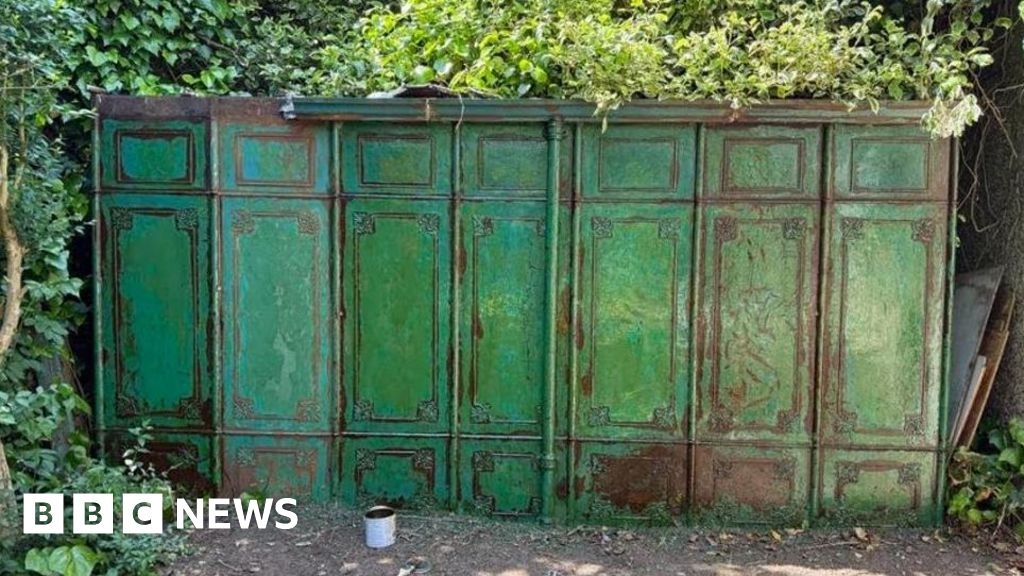 Edwardian-style bus stop uncovered in Blackpool's Stanley Park