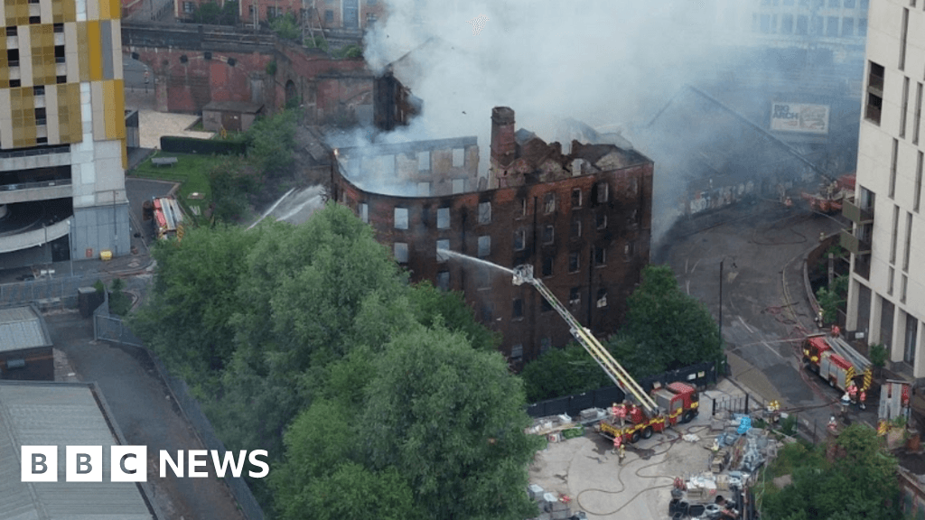 Hotspur Press building left a smoking ruin after major Manchester fire