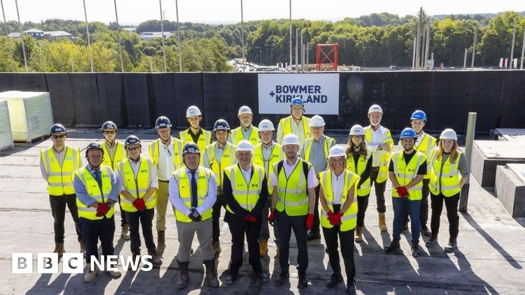 Topping out ceremony held for Telford apartment block