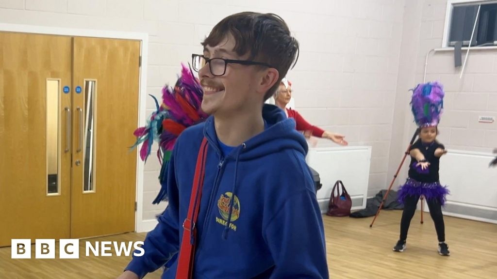 Rising star samba band director, 18, spreads 'upbeat' joy in hometown