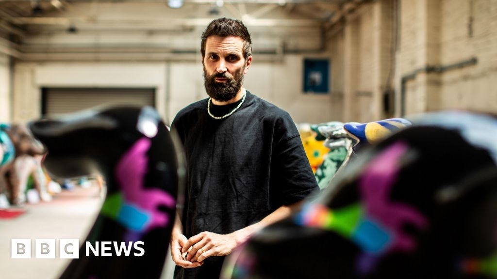 Kasabian star Serge Pizzorno designs elephant for LOROS trail