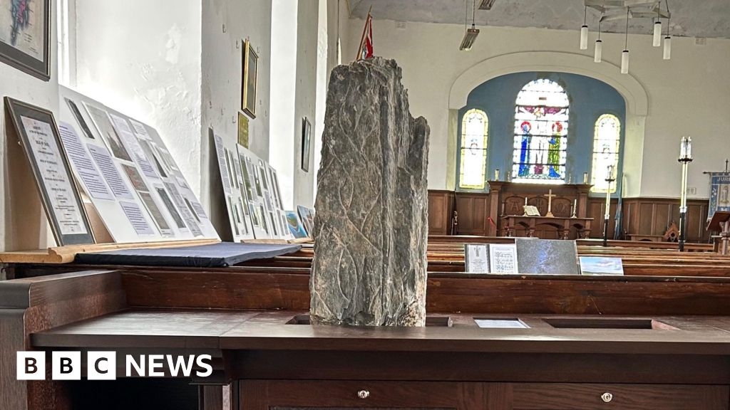 Viking age stone grave markers go on display