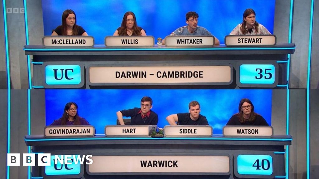 University of Warwick reaches University Challenge final