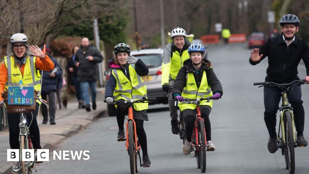 Harrogate bike bus success after school traffic reduction trial