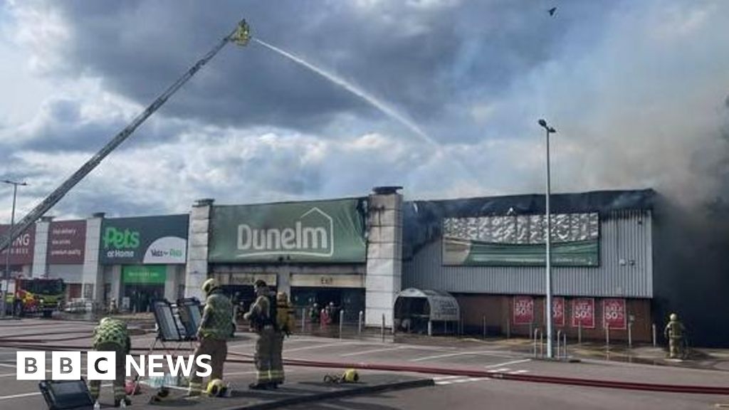 Two teenage boys bailed after major Dunelm fire in Northampton.