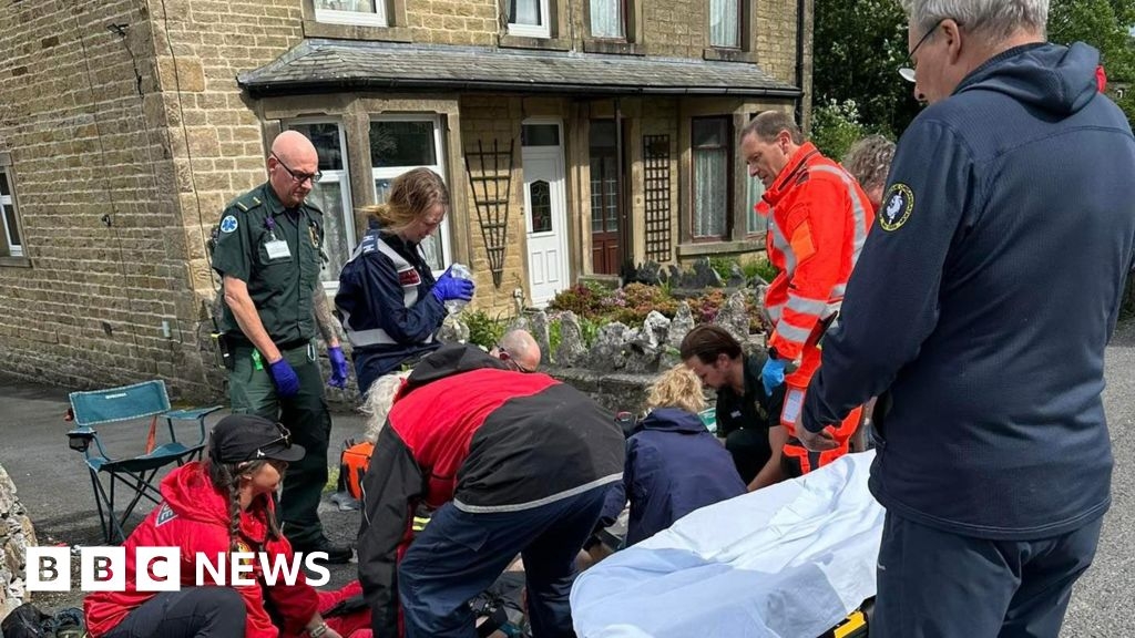 Fell runner recovering after heart attack during Pen-y-ghent race