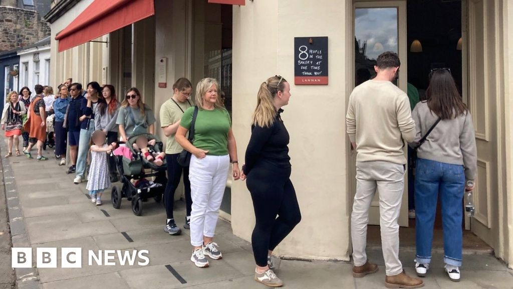 The Edinburgh bakery so busy it has had to hire a 'bouncer'