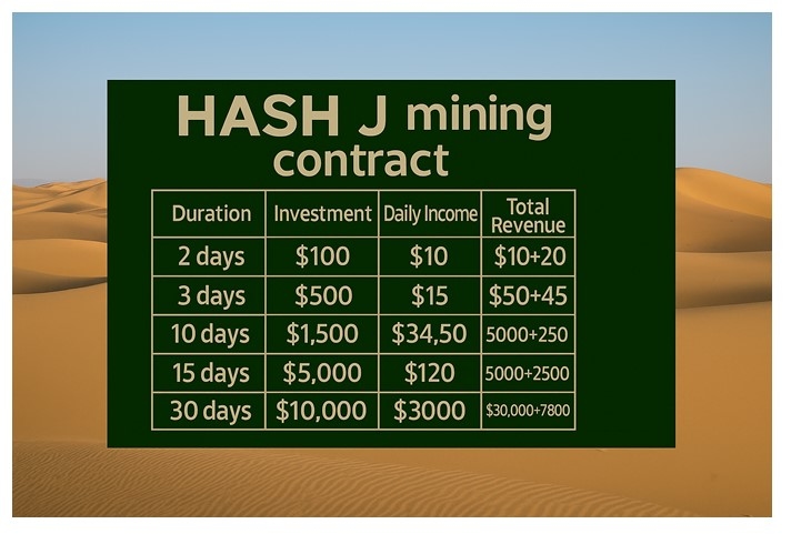 HashJ Cloud Mining Platform Launches ETH Cloud Mining Service, Opening New Digital Wealth Opportunities for Investors!