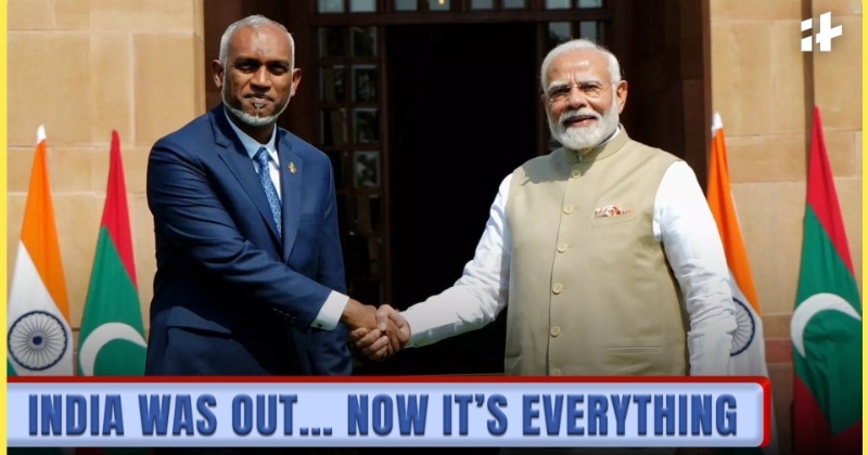 From 'OUT INDIA' to 'WELCOME INDIA'. What changed for Muizzu in Maldives?