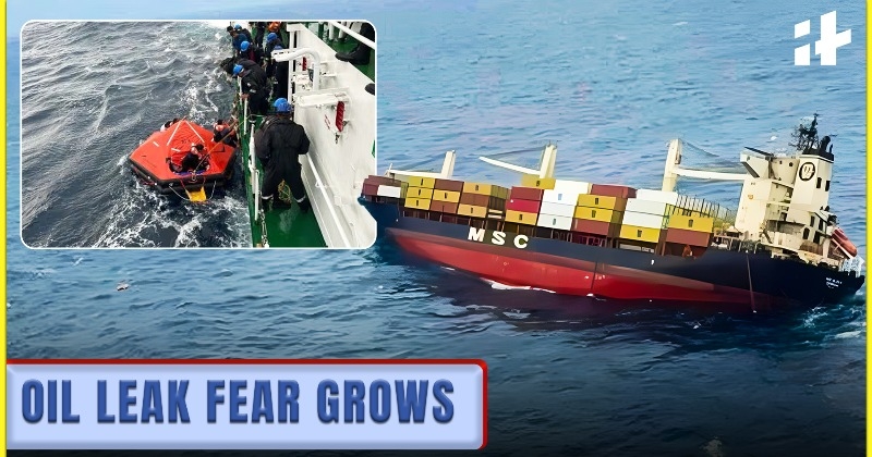 Oil Spill Alert After Ship Sinks Off Kerala Coast