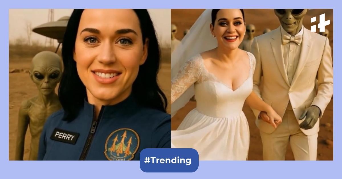 Post-space trip, AI Katy Perry finds love with an Alien; internet says, 'she found her people'