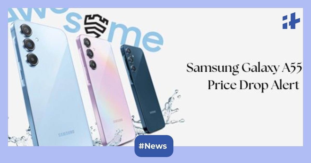 Samsung Galaxy A55 5G is on discount: Get the Awesome Iceblue, 8GB RAM, 256GB storage variant at up to Rs. 20,000 off along with bank and exchange offer