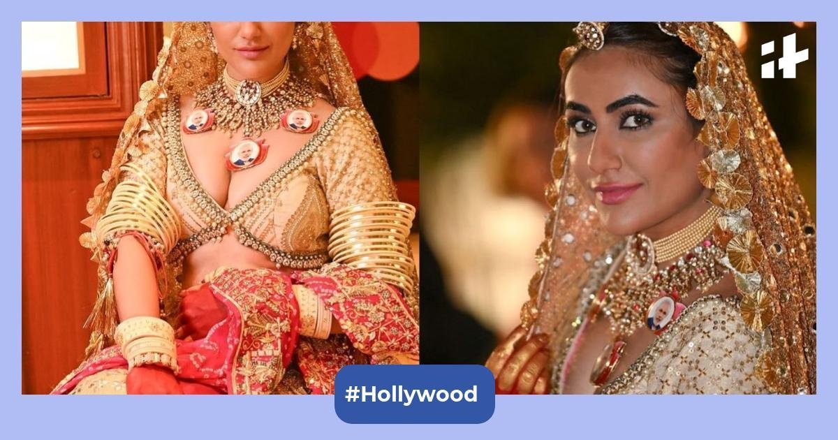 Cannes 2025: Ruchi Gujjar wears Modi face necklace, turns heads with traditional look and message of national pride