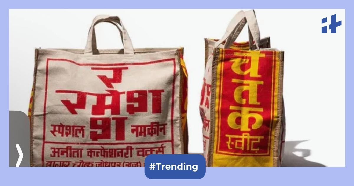 Why a Rs 100 jhola selling for Rs 4000 abroad has sparked peak meme chaos in India