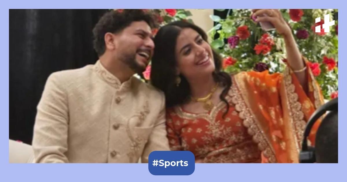 Kuldeep Yadav gets engaged to childhood friend Vanshika in Lucknow; cricketers and close family attend the ceremony