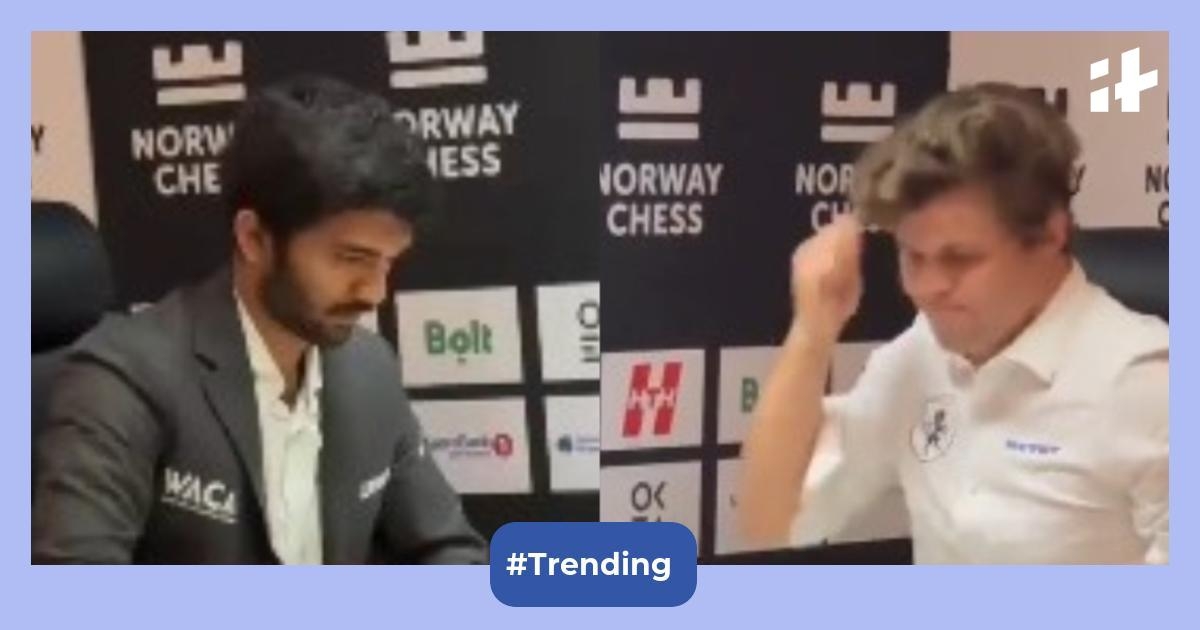 D Gukesh reveals his favourite Magnus Carlsen table slam meme on social media: 'I was laughing for like 10 minutes'