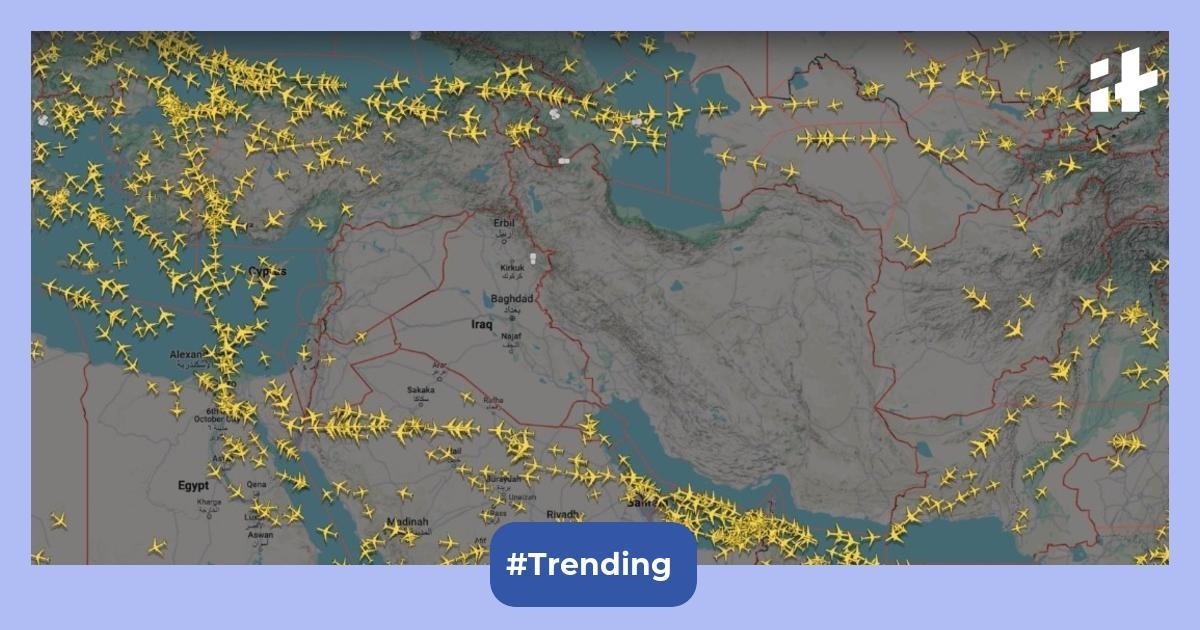 Lone flight crossing Iran? Viral video of single aircraft flying over Iranian airspace leaves TikTokers baffled
