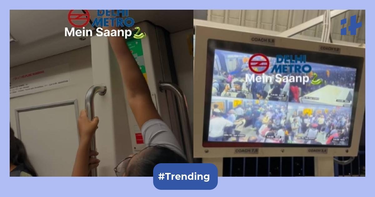 Snake in Delhi Metro creates chaos as ladies' coach breaks into panic dance: Watch