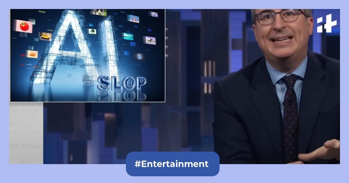 John Oliver takes a deep dive into AI slop on Last Week Tonight