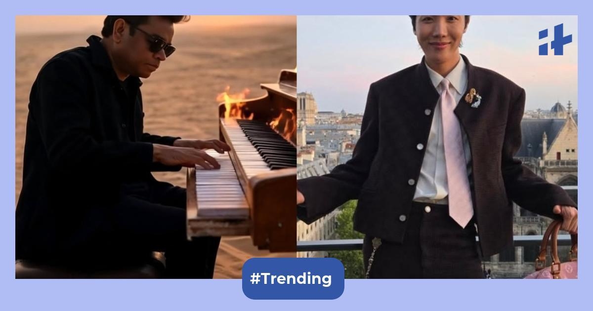 BTS' J-Hope appears on AR Rahman's Instagram, caught vibing to his track at Paris Fashion Week; Desi ARMY asks, 'collab when?'