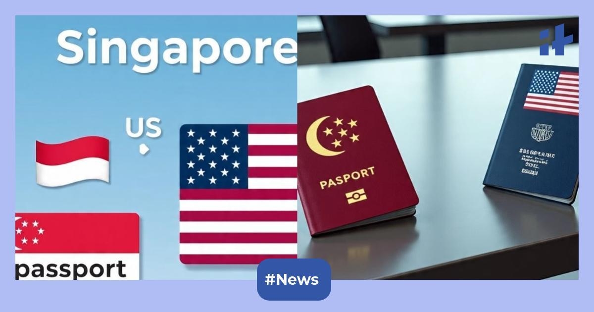 Singapore, Japan, South Korea lead 2025 passport rankings; US hits lowest rank in 20 years, visa access now down to 182 nations