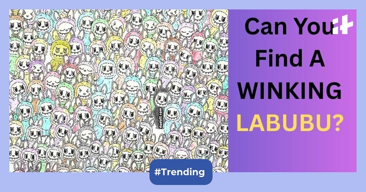 Optical illusion iq test: Can you spot the winking Labubu in 15 seconds?