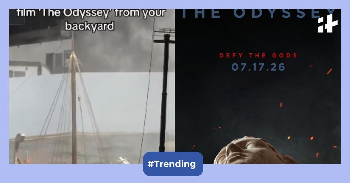 Christopher Nolan shoots epic sea voyage for The Odyssey, viral TikTok video shows storm scene on huge ship set