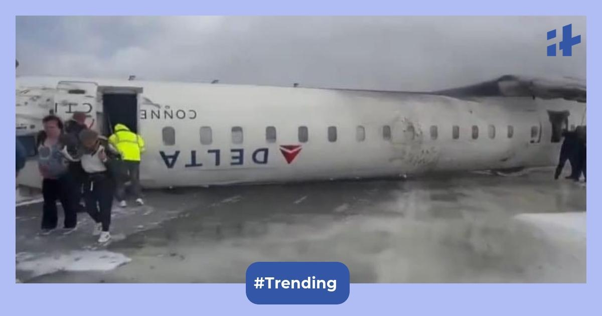Detroit woman sues Delta Air Lines and Endeavour Air for $75 million after horrific crash landing in Toronto