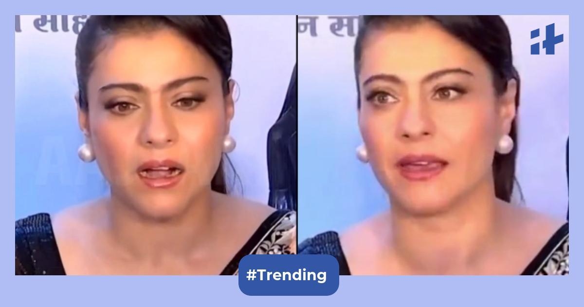 ‘Abhi main Hindi mein bolu?': Here's why the internet is defending Kajol for refusing to speak in Hindi at an event