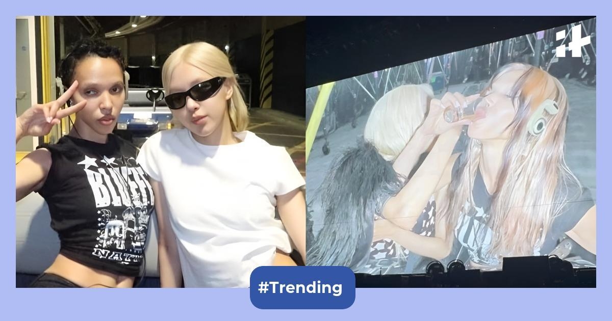 ROSE and FKA Twigs take shots together and dance to APT. at BLACKPINK's Wembley Deadline Tour show - Watch the viral video
