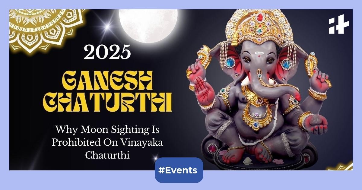 Ganesh Chaturthi 2025: Here's why you shouldn't sight the moon on Vinayaka Chaturthi